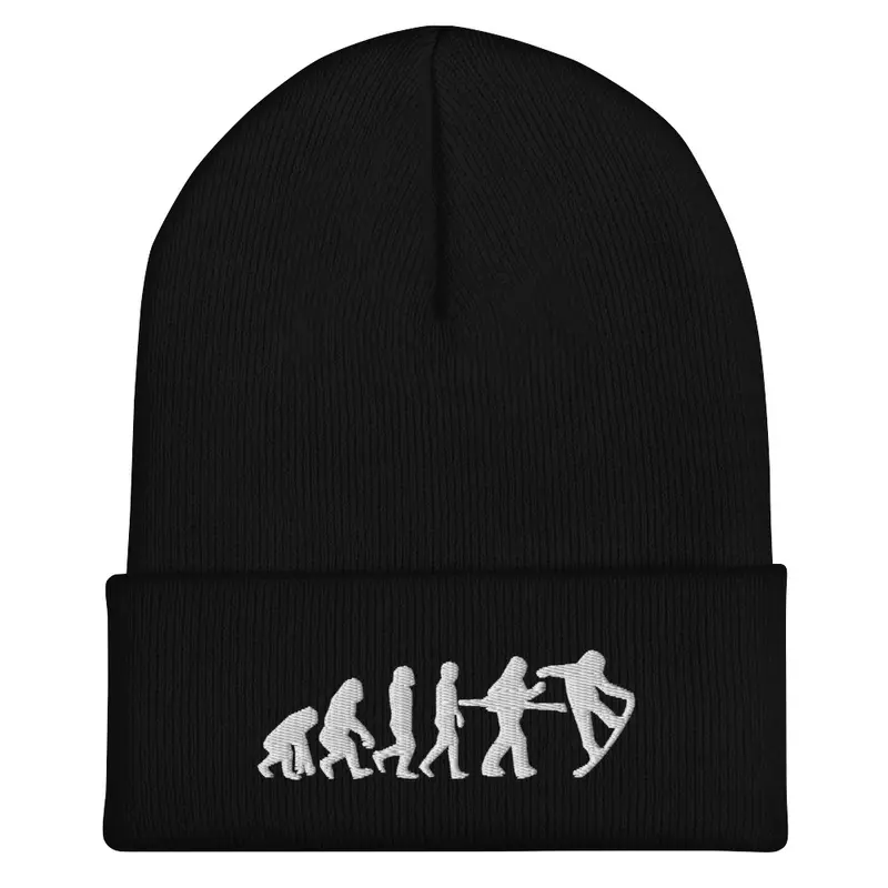 White Logo Beanie